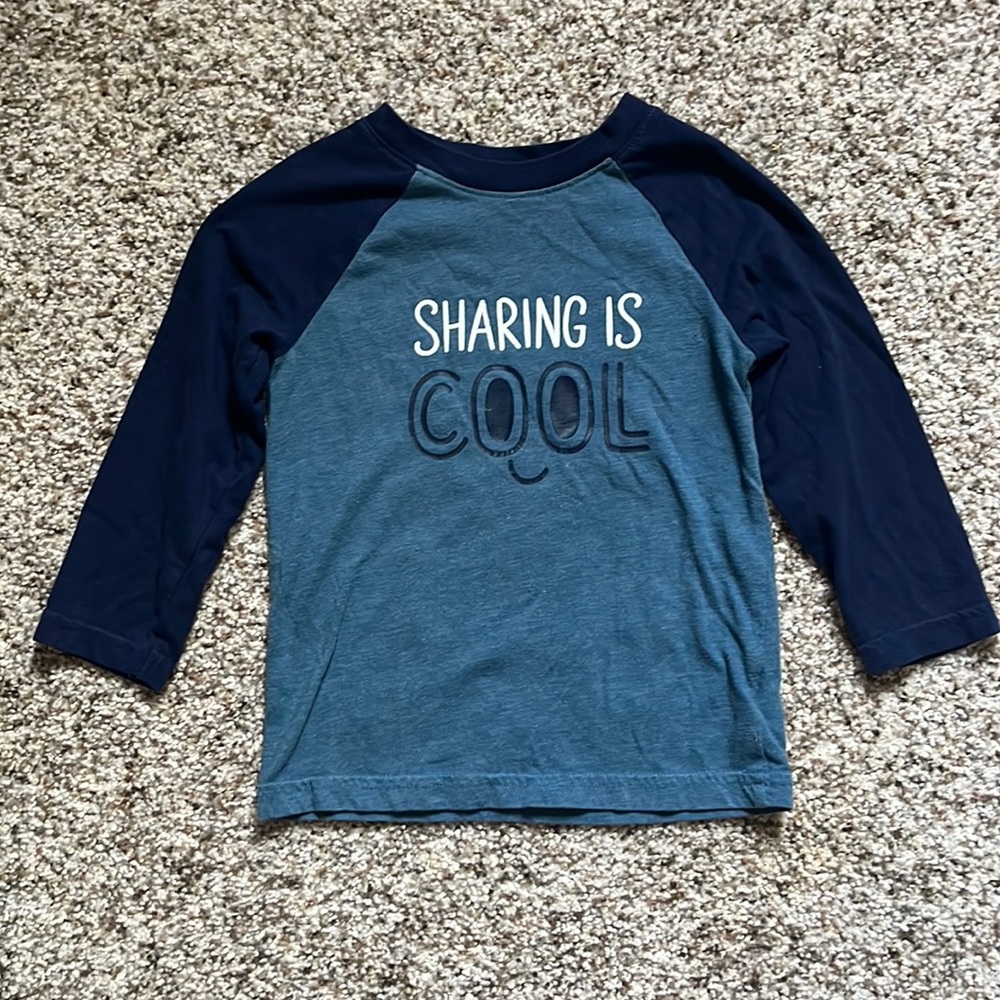 Cat & Jack Sharing is Cool long sleeve shirt 2T